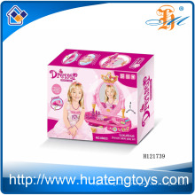 2014 Wholesale plastic children toy dresser set, girl beauty dresser toys H121739